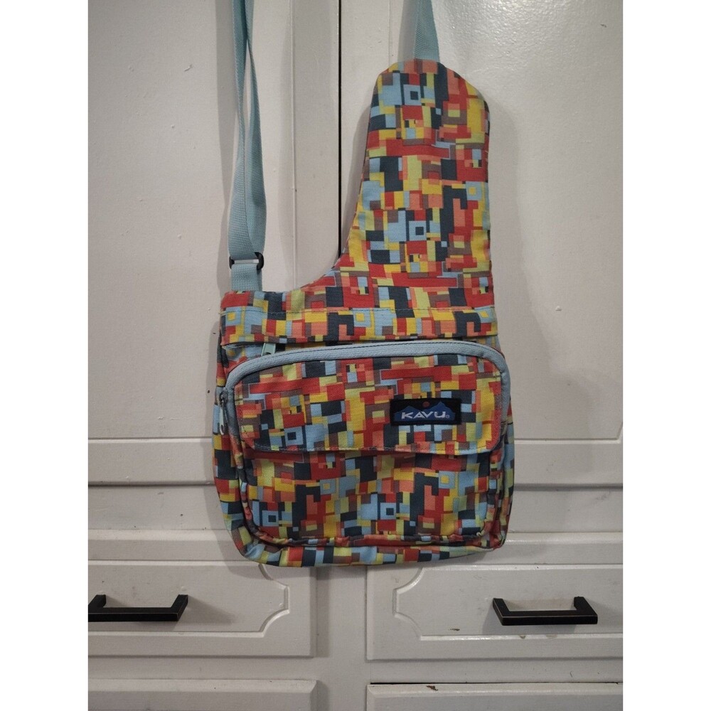Kavu crossbody purse Nylon Multicolor Bag  Vacation Travel
